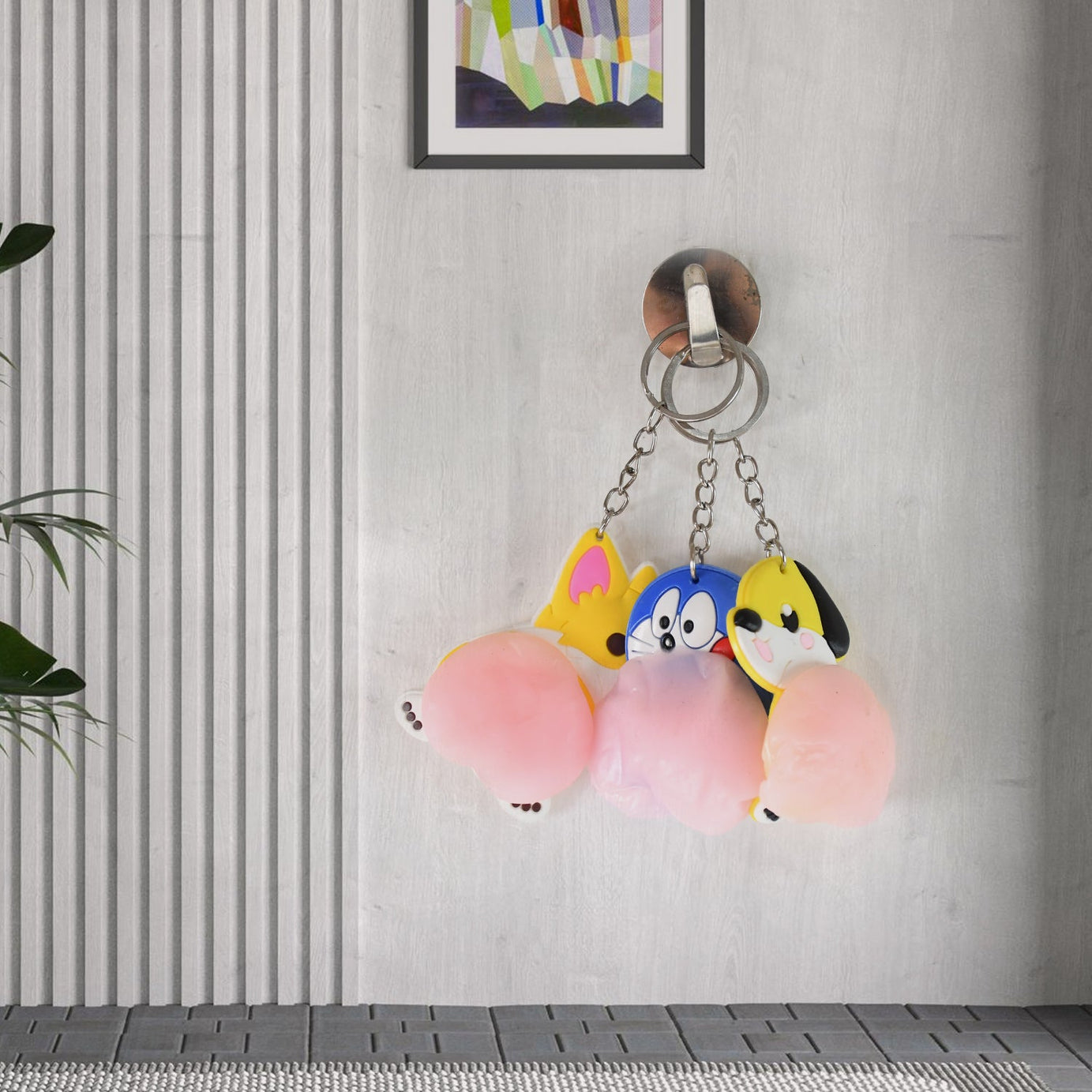 Cartoon Animal Keychain (1 Pc / Mix Design)