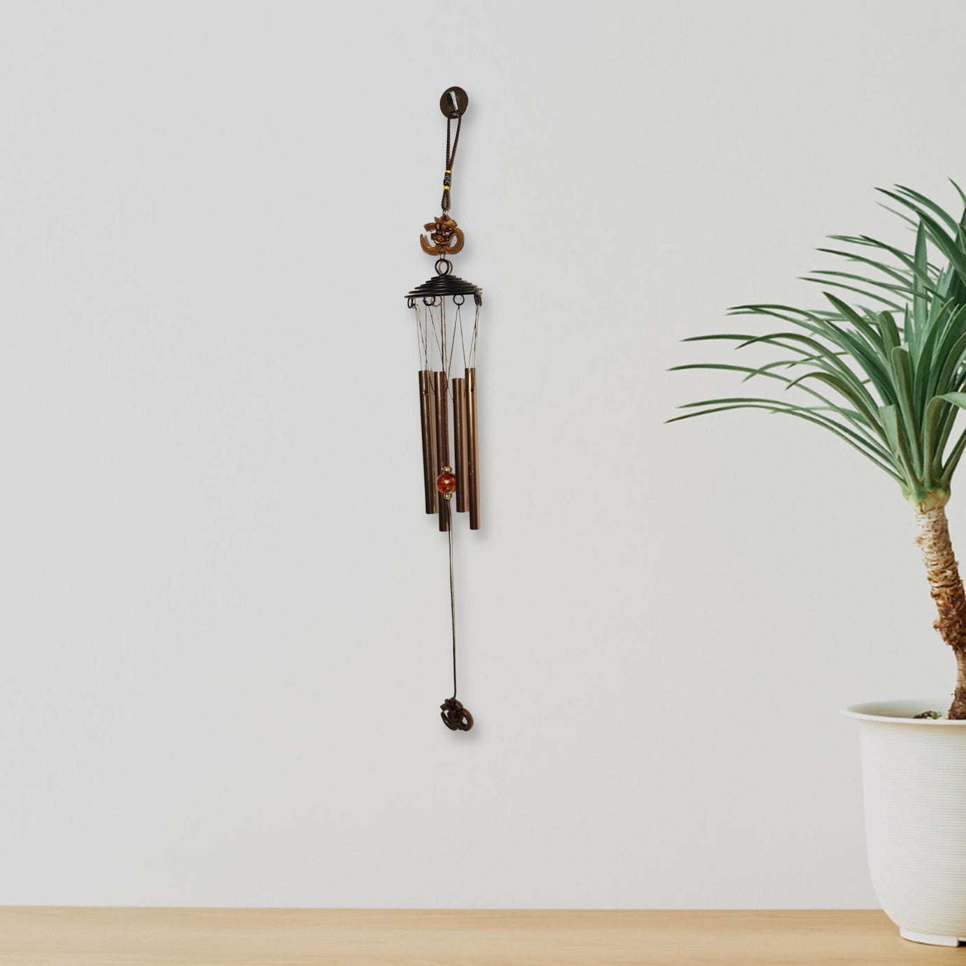 Metal Wind Chime with Om Symbol (1 Pc)