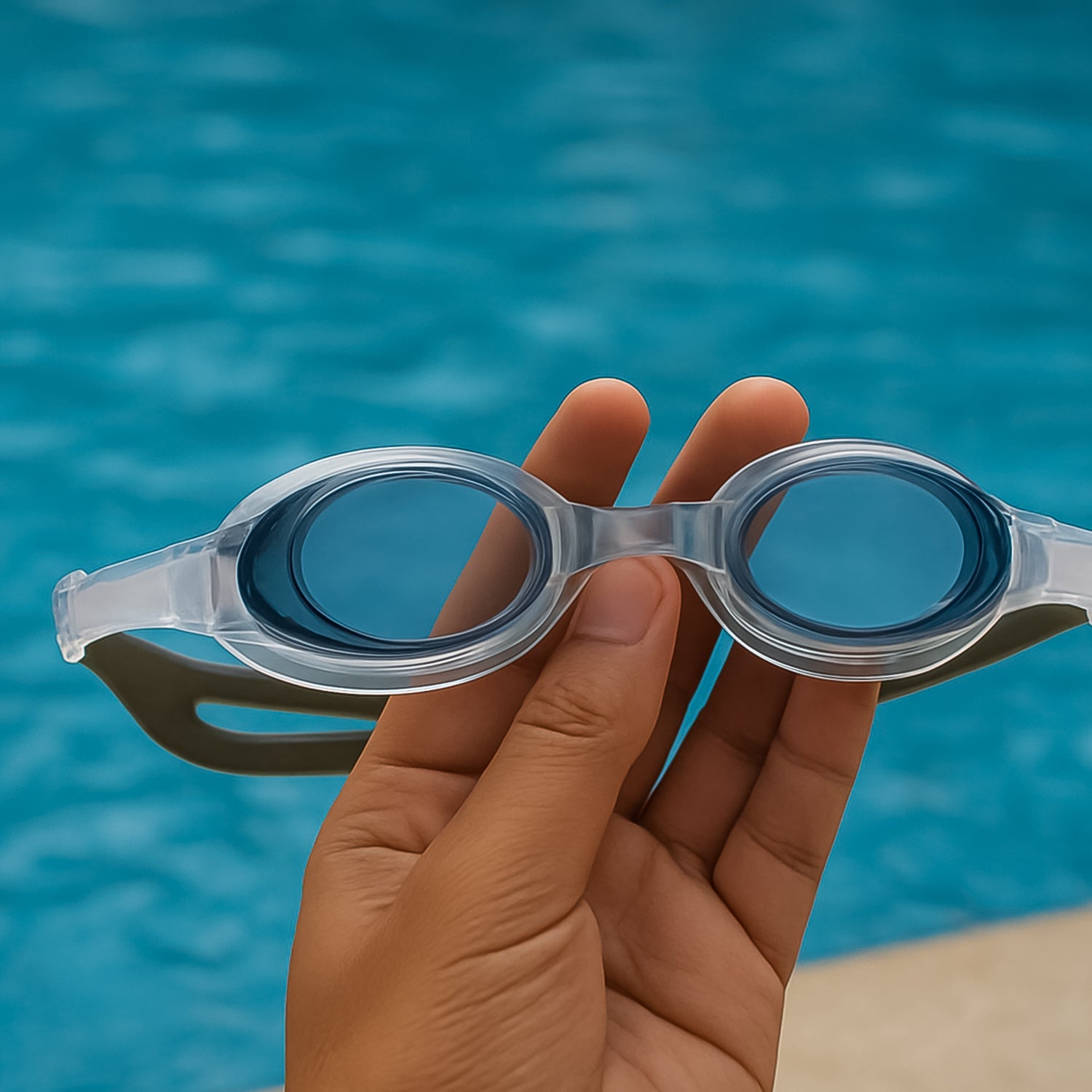 Anti-Fog Protected Swimming Goggle (1 Pc)