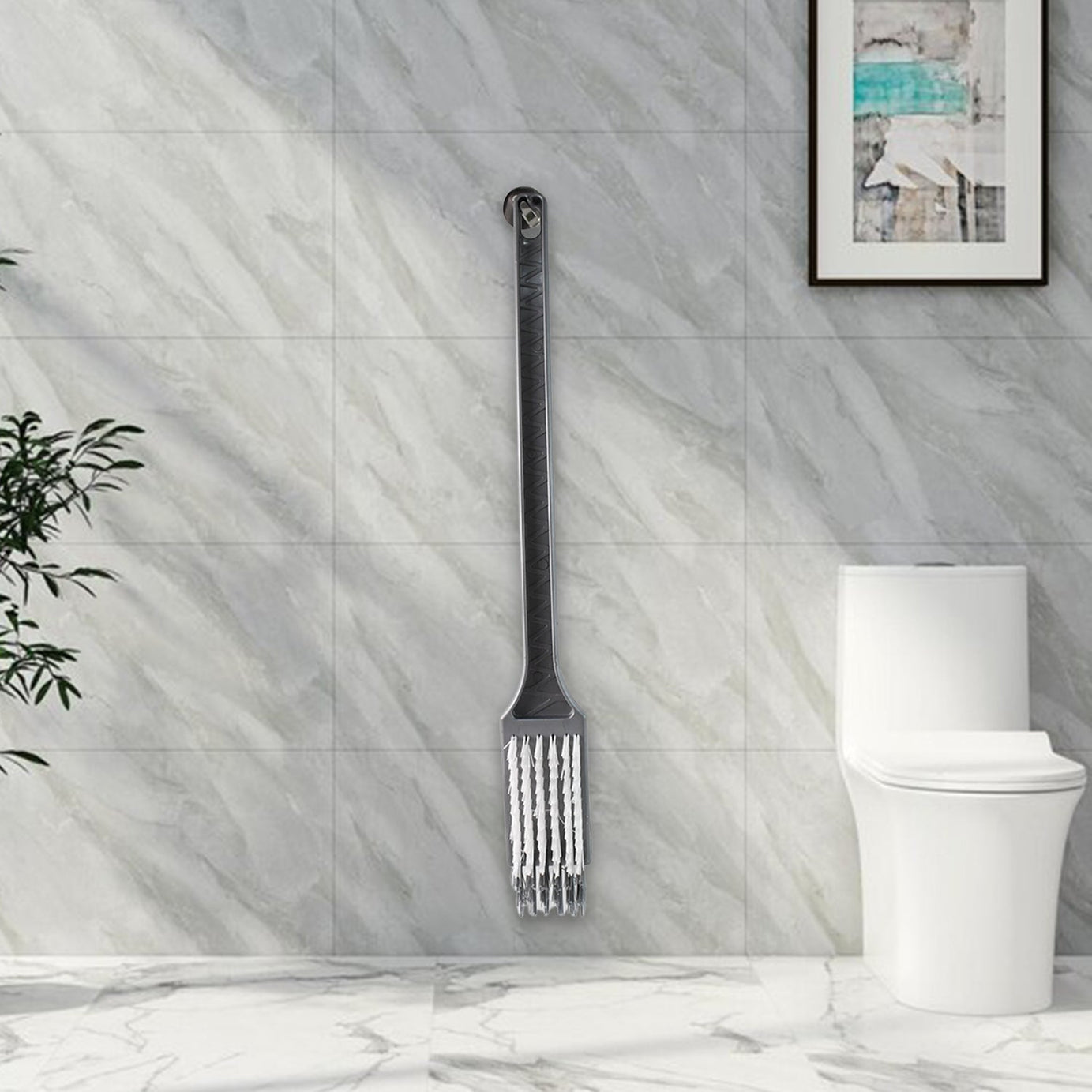 Pro Clean Long Handle Toilet Cleaning Brush (1 Pc)