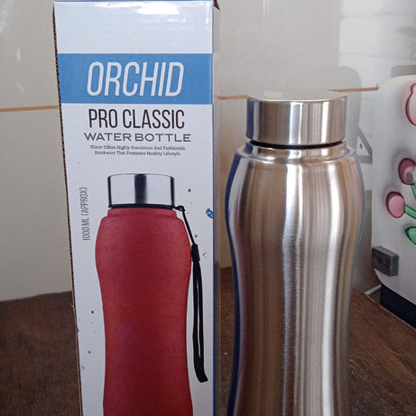 Stainless Steel Double Wall Vacuum-Insulated Drink Water Bottle (1000 ML Approx)