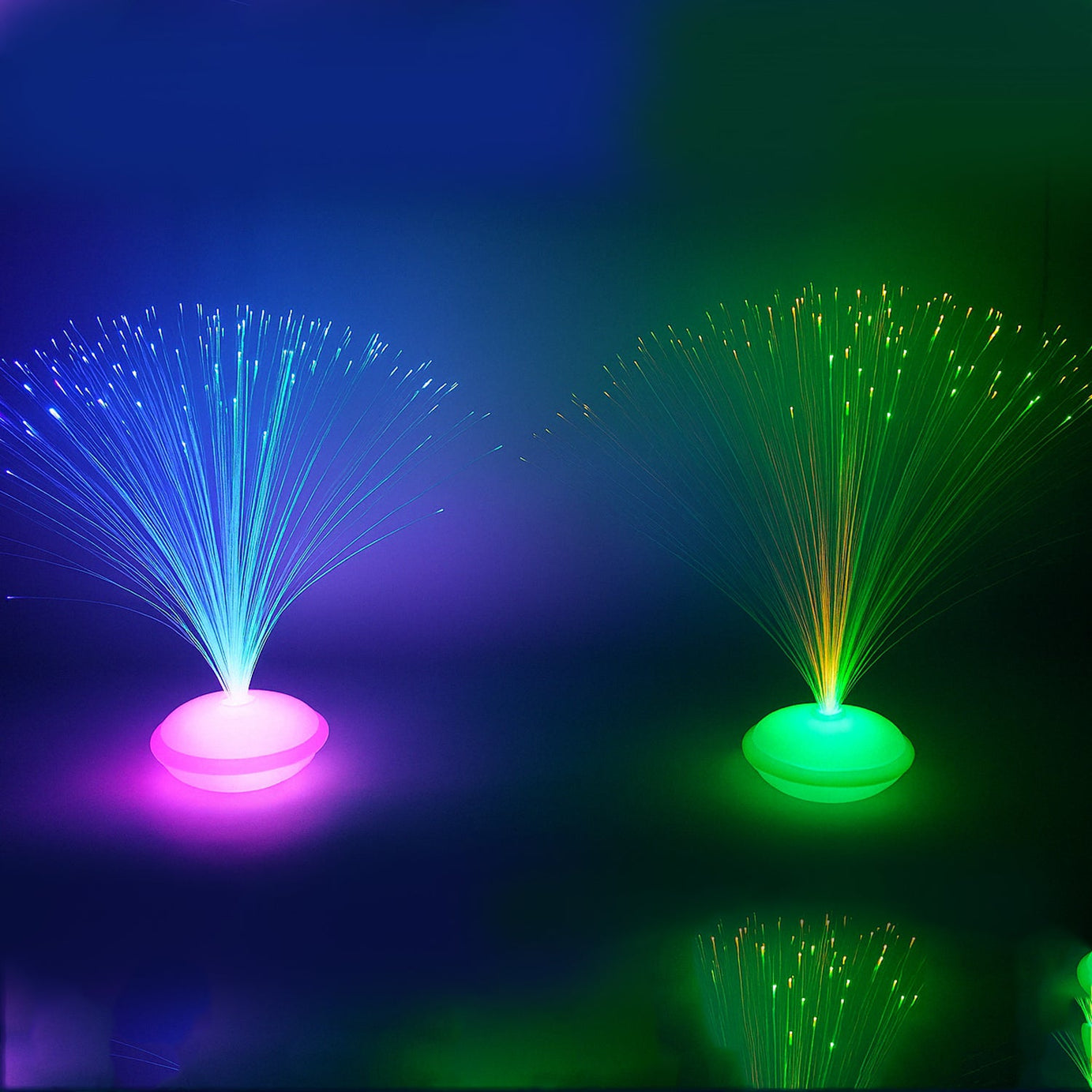 Fiber Optic LED Night Lamps Set (12 Pc)