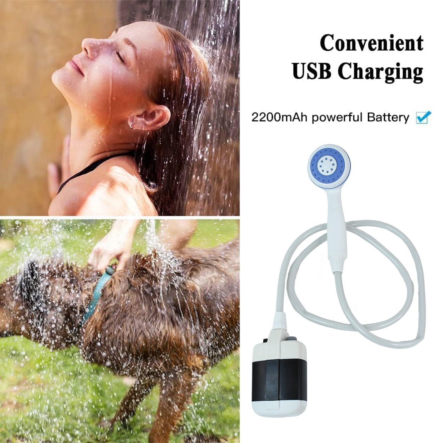 Portable Outdoor Shower Kit (1 Set)