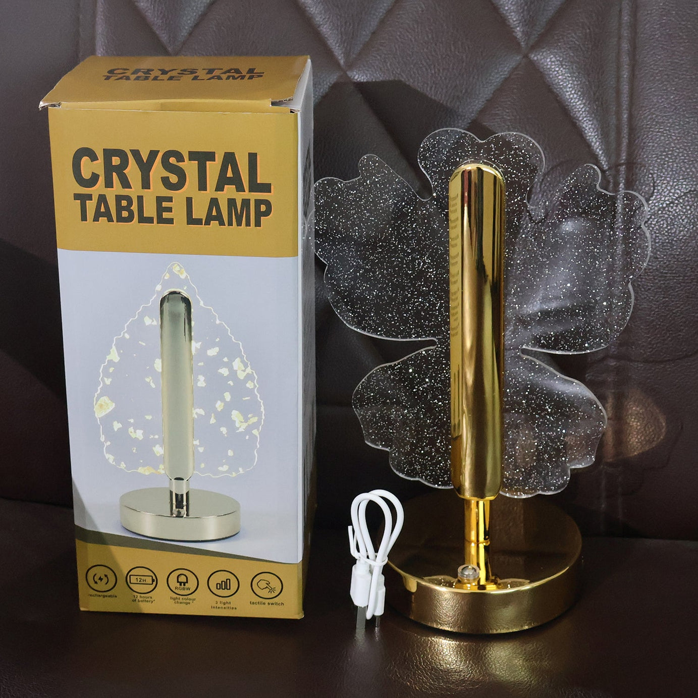 Luxury Crystal Table Lamp (1 Pc)