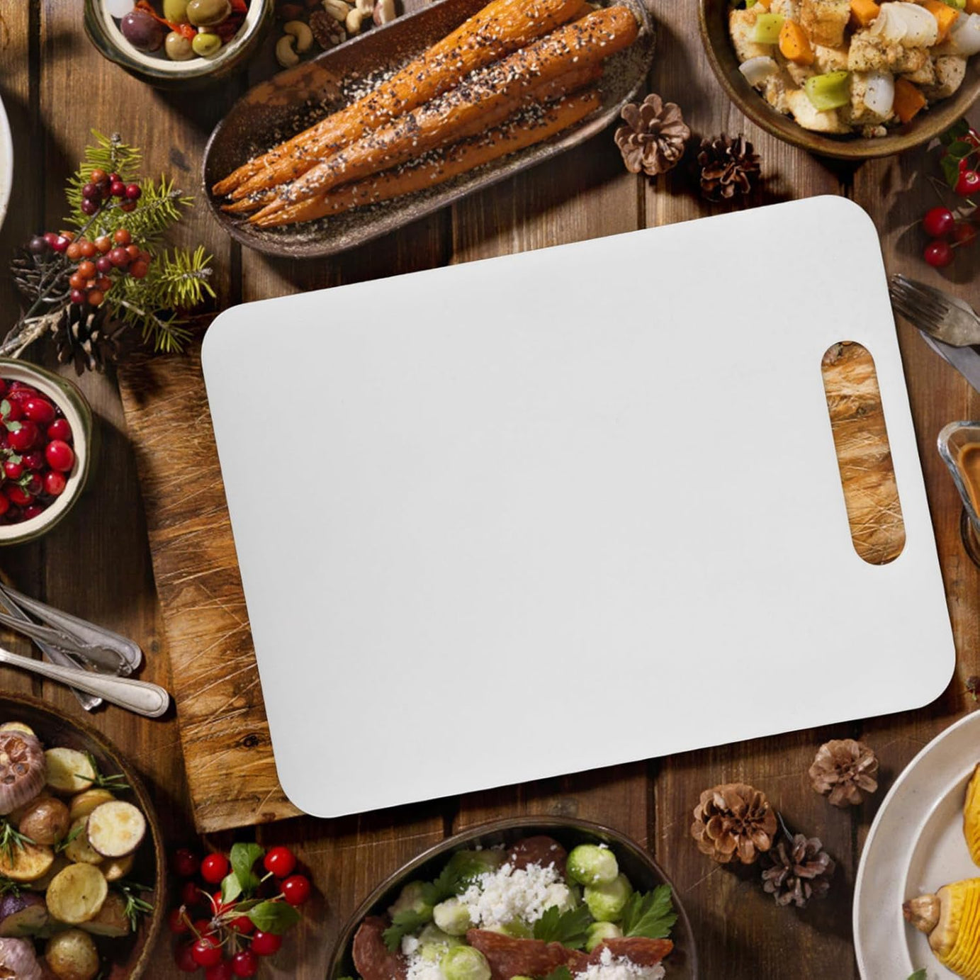 Apex Medium Plastic Chopping Board (36×23 Cm / 1 Pc)