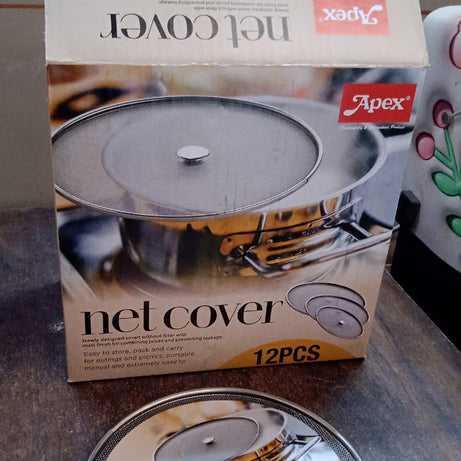 Apex Large Stainless Steel Mesh Net Cover for Cooking (1 Pc)