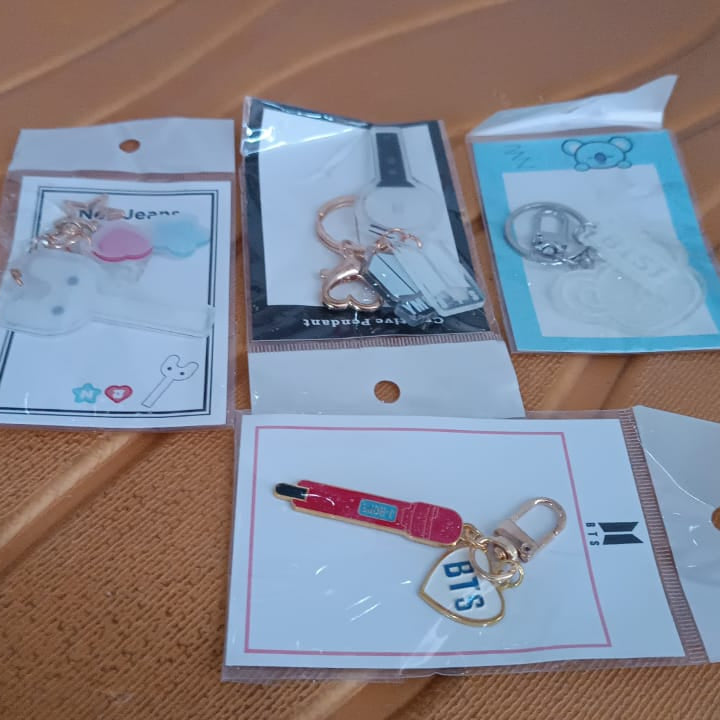 Cute Acrylic and Metal Keychains (1 Pc & mix design)