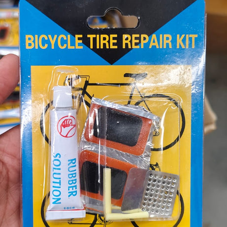 Bicycle Tire Repair Kit Puncture Repair Set with Adhesive Portable Tools