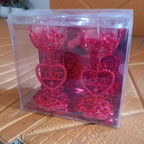 Tea Lights Holder Candle Stand (2 Pc Set)