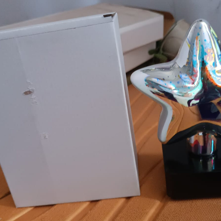 Star-Shaped 3D Illusion Decorative LED Night Lamp (1 Pc)