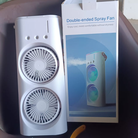 Portable Tower Mist Spray Cooling Fan, Air Cooling Fan (1 Pc)