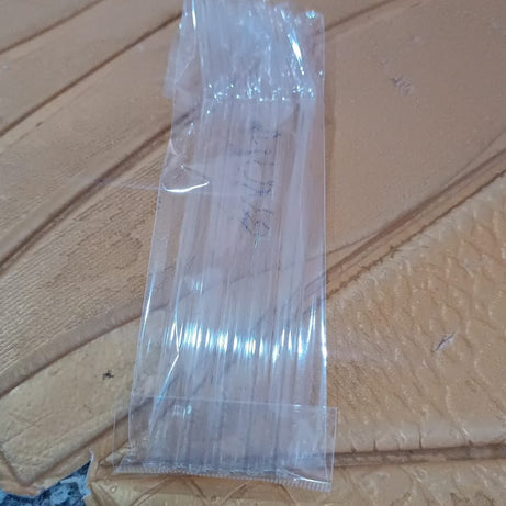 Reusable Glass Straws Clear Glass Drinking Straw 5Pc