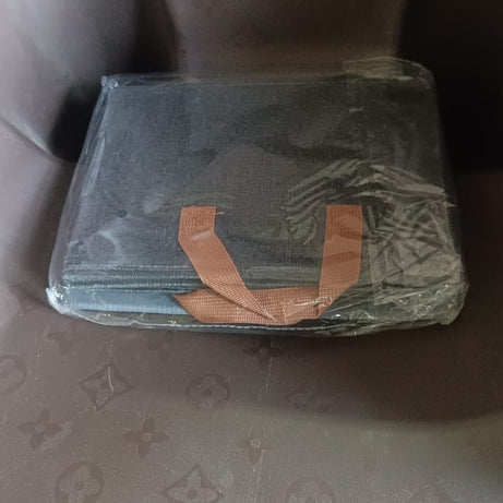 Foldable Cloth Storage Organizer Bag With Handles (46x27Cm\1Pc)