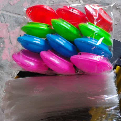 Fiber Optic LED Night Lamps Set (12 Pc)