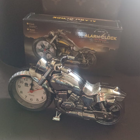 Motorcycle Alarm Clock, Motor Table Clock for Home Decor (1 Pc)