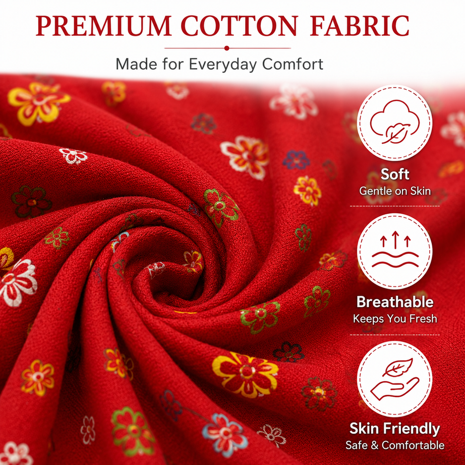 Women’s 100% Cotton Printed Panties Combo of 4 | Soft, Breathable & Comfortable Daily Wear Underwear