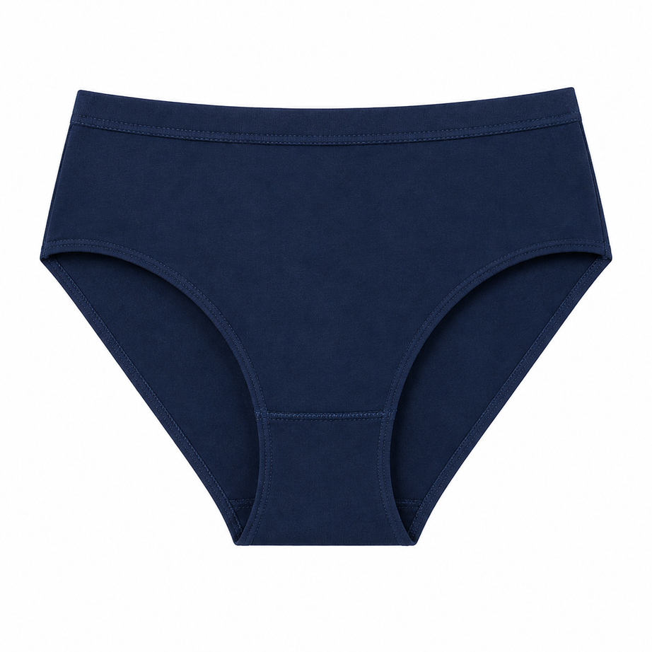 Women’s 100% Combed Cotton Panties Pack of 6 | Plain Full Coverage Briefs | Soft, Breathable & Comfortable | Stretchable Waistband | Women Innerwear | Cotton Panties for Women