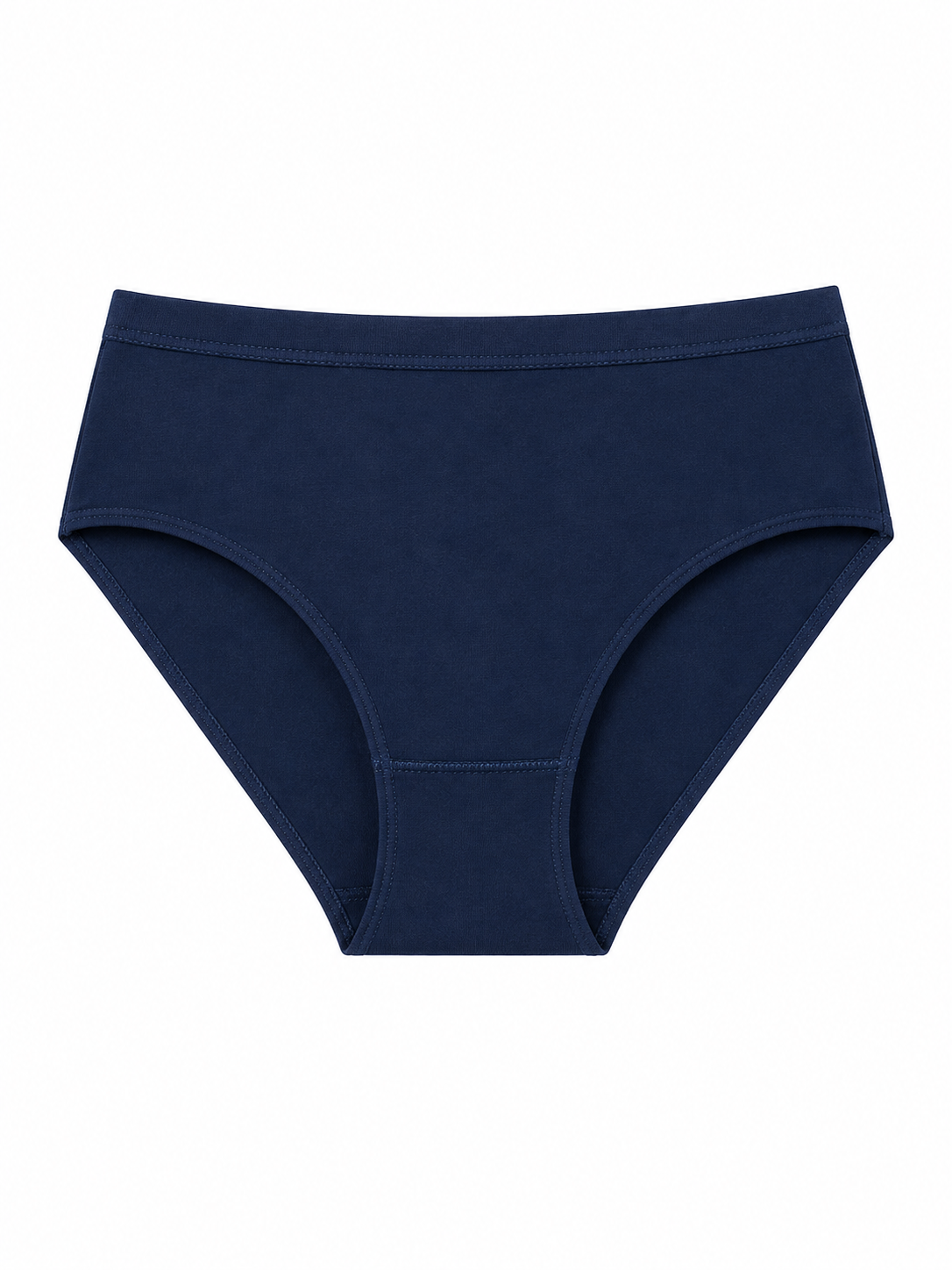 Women’s 100% Combed Cotton Panties Pack of 6 | Plain Full Coverage Briefs | Soft, Breathable & Comfortable | Stretchable Waistband | Women Innerwear | Cotton Panties for Women