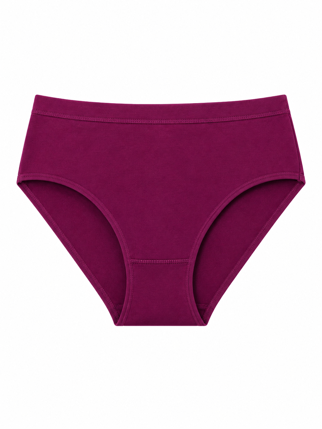 Women’s 100% Combed Cotton Panties Pack of 6 | Plain Full Coverage Briefs | Soft, Breathable & Comfortable | Stretchable Waistband | Women Innerwear | Cotton Panties for Women