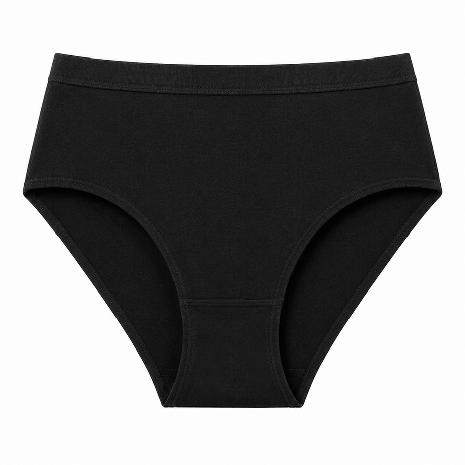 Women’s 100% Combed Cotton Panties Pack of 6 | Plain Full Coverage Briefs | Soft, Breathable & Comfortable | Stretchable Waistband | Women Innerwear | Cotton Panties for Women