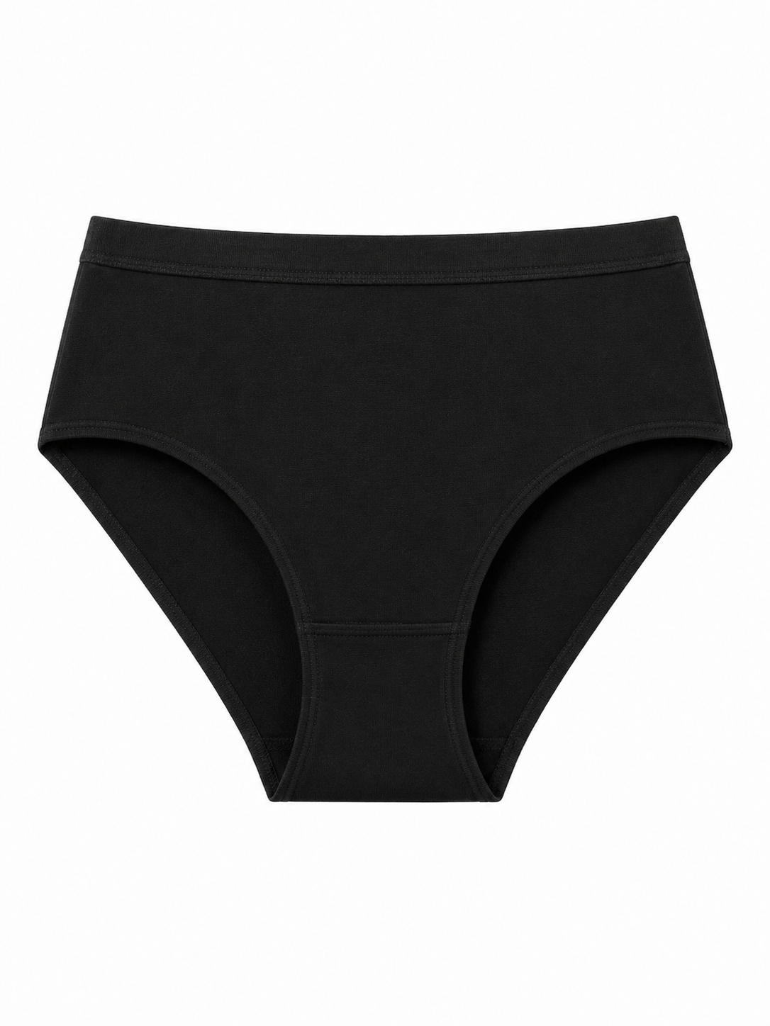 Women’s 100% Combed Cotton Panties Pack of 6 | Plain Full Coverage Briefs | Soft, Breathable & Comfortable | Stretchable Waistband | Women Innerwear | Cotton Panties for Women