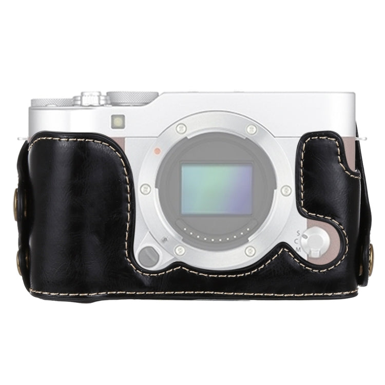 1/4 inch Thread PU Leather Camera Half Case Base for FUJIFILM X-A3 / X-A10, For FUJIFILM XA3