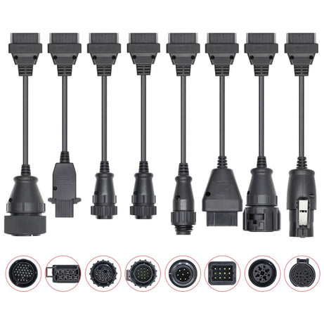 8 in 1 Truck TCS Auto Tool OBD2 Diagnostic Conversion Cable, 8 in 1 Truck Conversion Cable