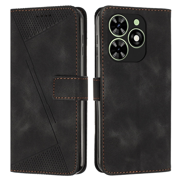 Dream Triangle Leather Phone Case with Lanyard