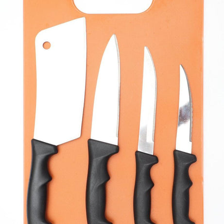 Chopping Board with Knife Set (Pack of 5)