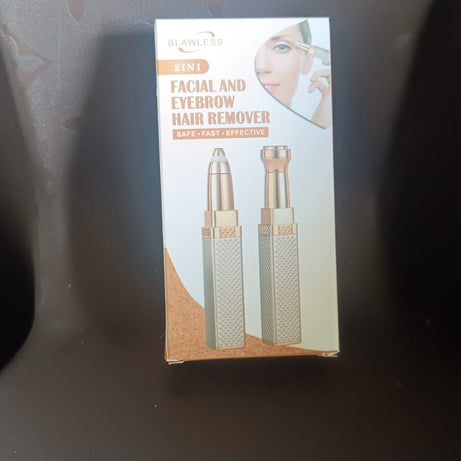 2-in-1 Eyebrow Razor & Painless Hair Shaver (1 Pc), Hair accessories