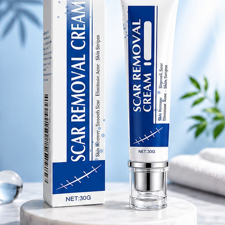 Scar Removal Cream & Gel | Advanced Scar Treatment for Old & New Scars, Keloids & Stretch Marks | Fast-Absorbing Scar Repair Gel for Face & Body