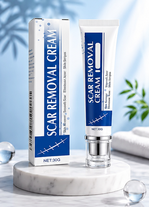Scar Removal Cream & Gel | Advanced Scar Treatment for Old & New Scars, Keloids & Stretch Marks | Fast-Absorbing Scar Repair Gel for Face & Body