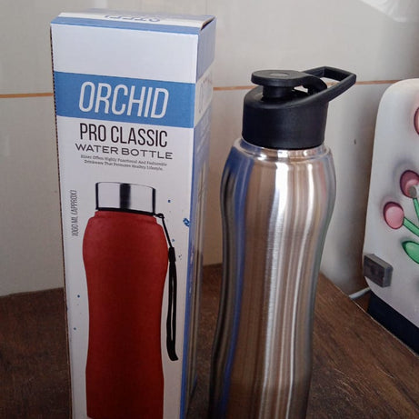Stainless Steel Double Wall Vacuum-Insulated Drink Water Bottle (1000 ML Approx)