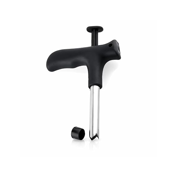Stainless Steel Coconut Opener 1 Pc – Quick & Easy Cracking Tool with Drill Cutter, Cleaning Stick, Effortless Fresh Water Extraction Kit, Durable Professional Hole Maker & Tap Cleaner